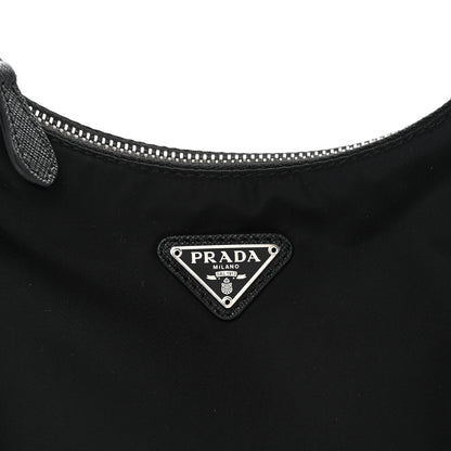 Prada Nylon Re-Edition 2005 Shoulder Bag Black 8 of 10