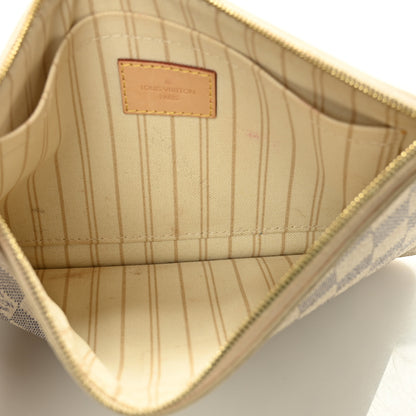 Louis Vuitton Damier Azur Neverfull MM GM Pochette 4 of 6