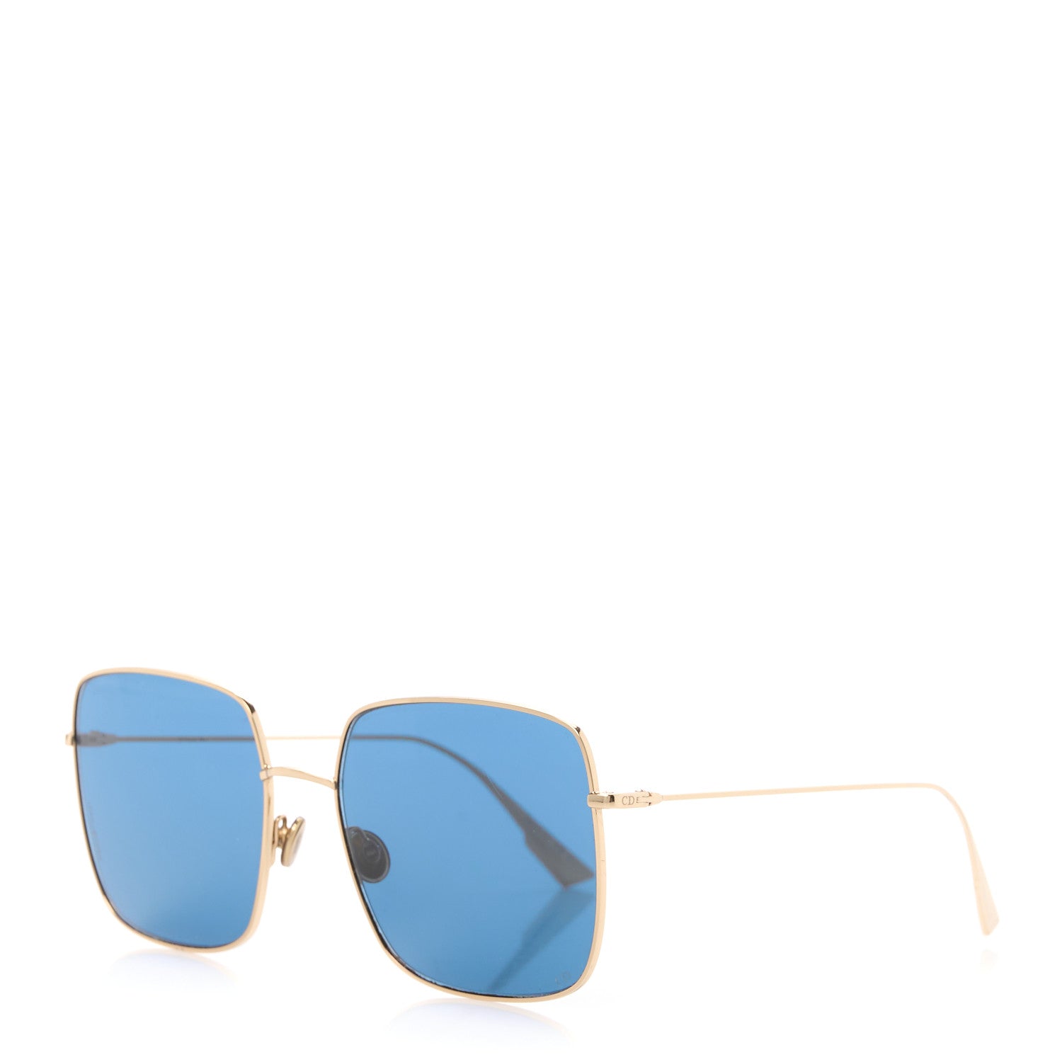 Christian Dior Metal Stellaire 1 Square Sunglasses Gold 1564483 ...