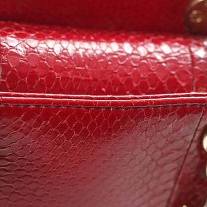 Christian Dior Snakeskin Gradient Mini Lady Dior Red 10 of 10