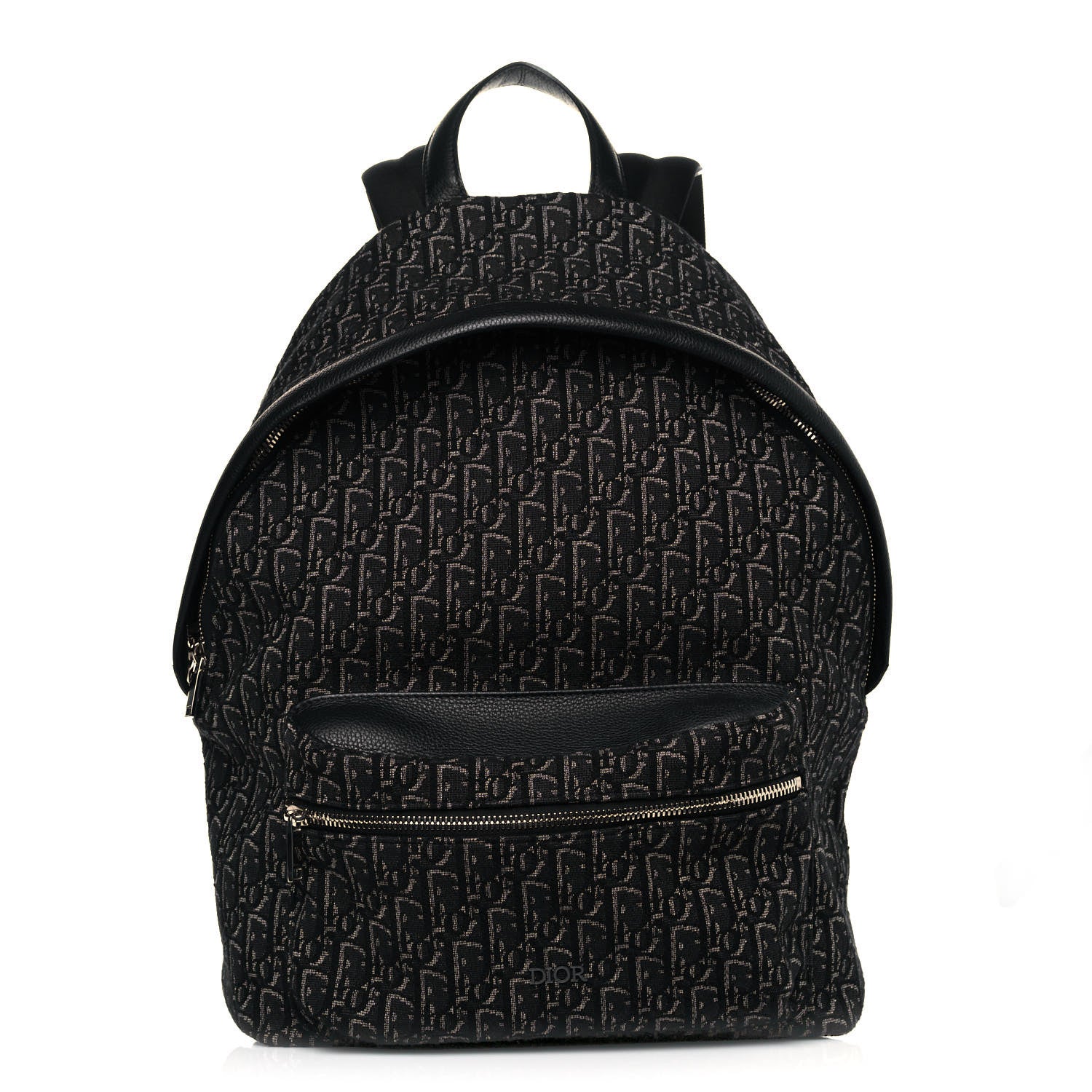 Christian Dior Oblique Calfskin Rider Backpack Black 1 of 9