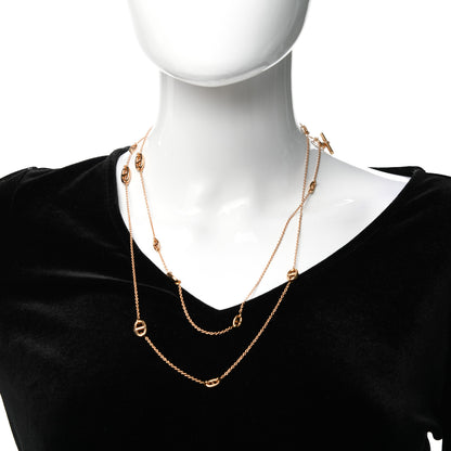 Hermes 18K Rose Gold PM Farandole Necklace 120 2 of 4