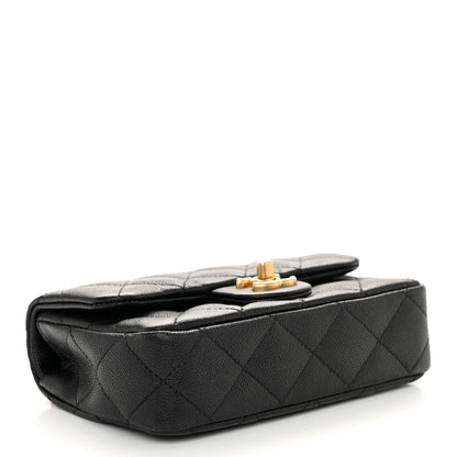 Chanel Caviar Quilted Mini Sweetheart Rectangular Flap Black 4 of 11