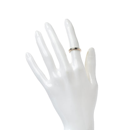 Cartier 18K Pink Yellow White Gold 2.8mm Trinity Wedding Band Ring 48 4.5 2 of 4