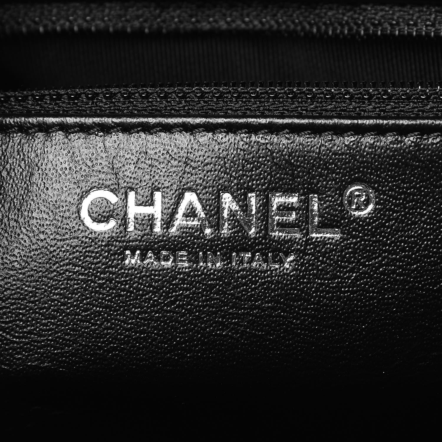 Chanel Metallic Aged Calfskin Quilted Reissue 2.55 Accordion Flap Black 6 of 8
