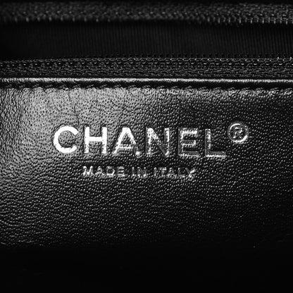 Chanel Metallic Aged Calfskin Quilted Reissue 2.55 Accordion Flap Black 6 of 8