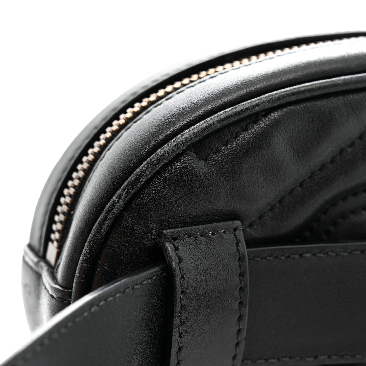 Calfskin Matelasse GG Marmont Belt Bag 85 34 Black
