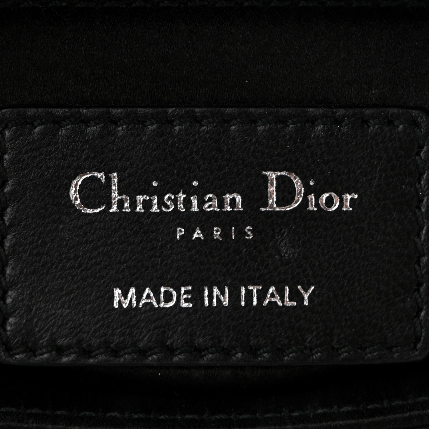Christian Dior Satin Crystal Cannage Mini Lady Dior Black 6 of 11