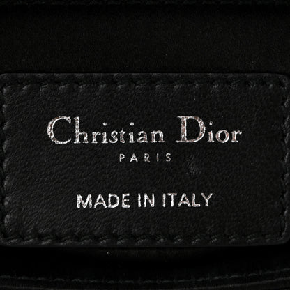 Christian Dior Satin Crystal Cannage Mini Lady Dior Black 6 of 11
