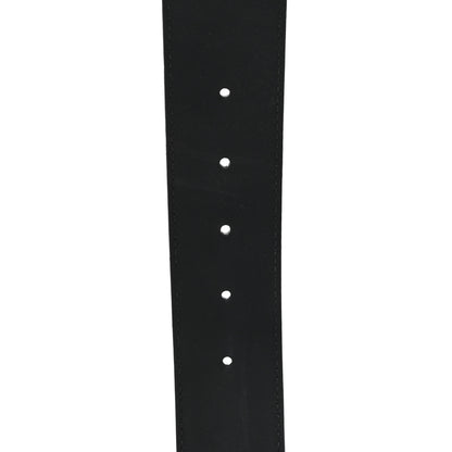 Gucci Textured Calfskin Double G 40mm Belt 80 32 Black 4 of 4