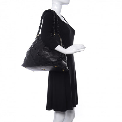 Valentino Garavani Lambskin Woven Couture Bag Black 2 of 14