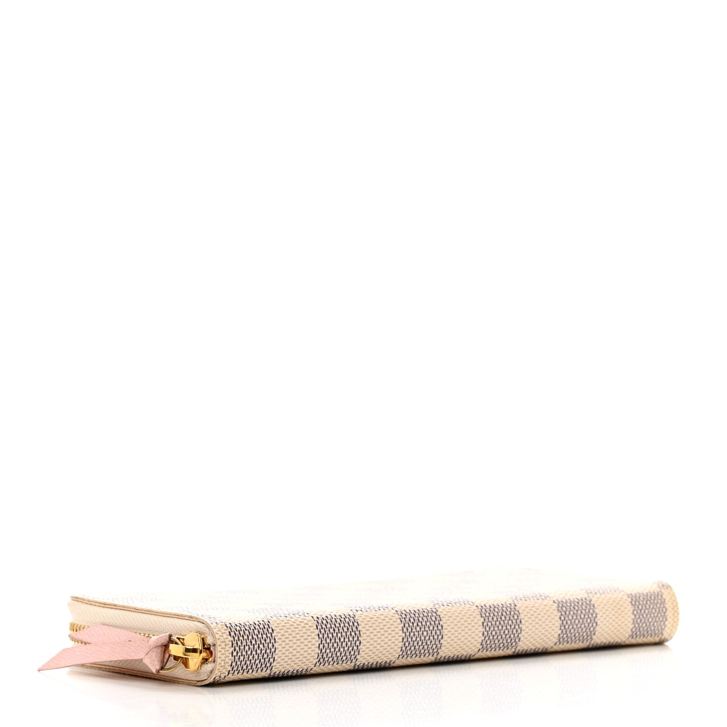 Damier Azur Clemence Wallet Rose Ballerine