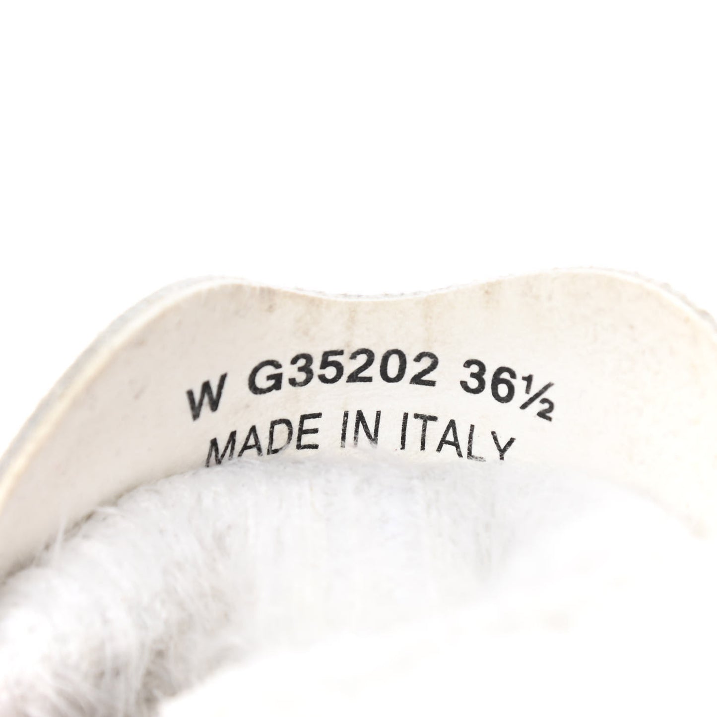 Suede Calfskin Stretch Fabric CC Sneakers 36.5 White