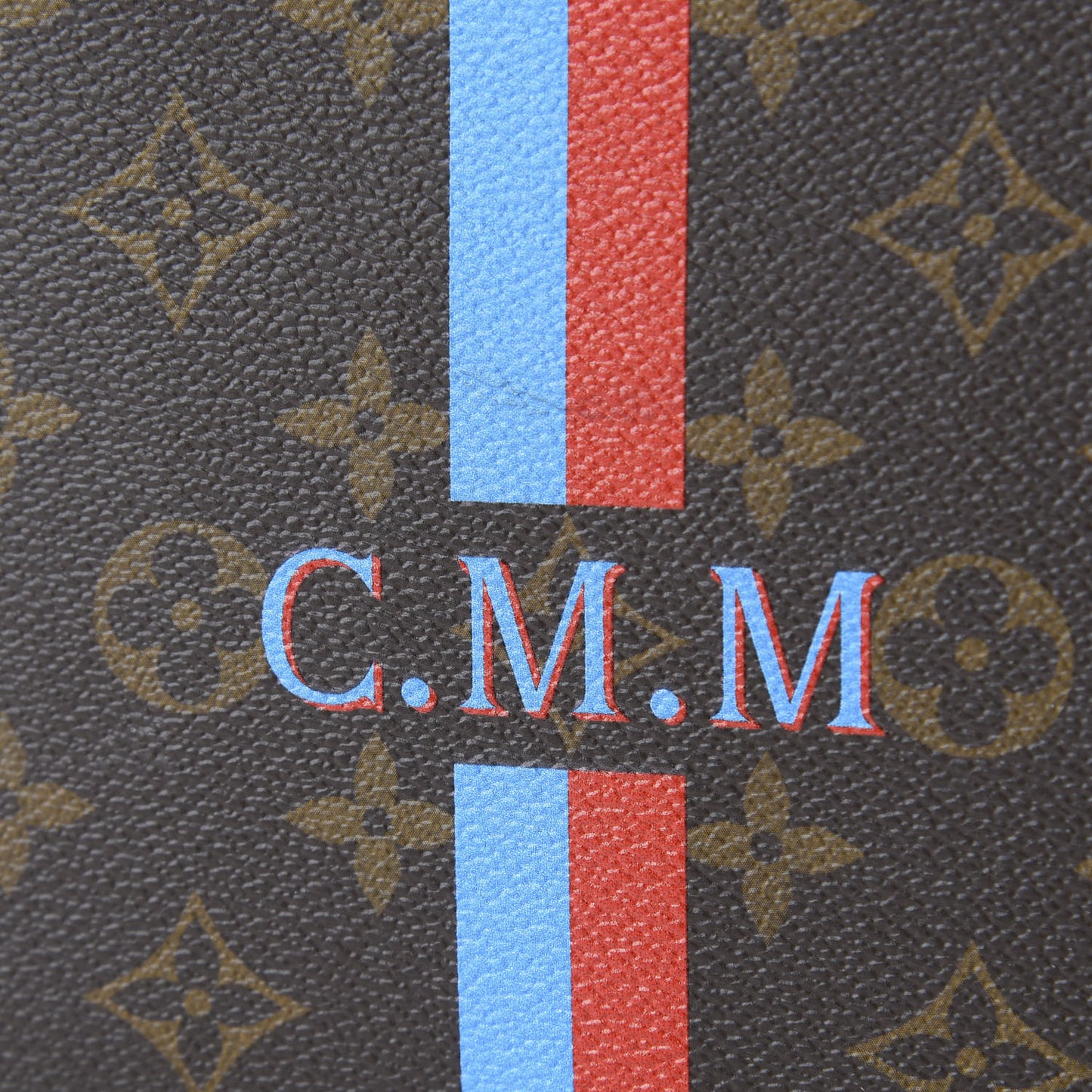 Monogram My LV Heritage Neverfull MM GM Pochette Bleu Clair Rouge