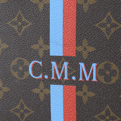 Louis Vuitton Monogram My LV Heritage Neverfull MM GM Pochette Bleu Clair Rouge 10 of 10