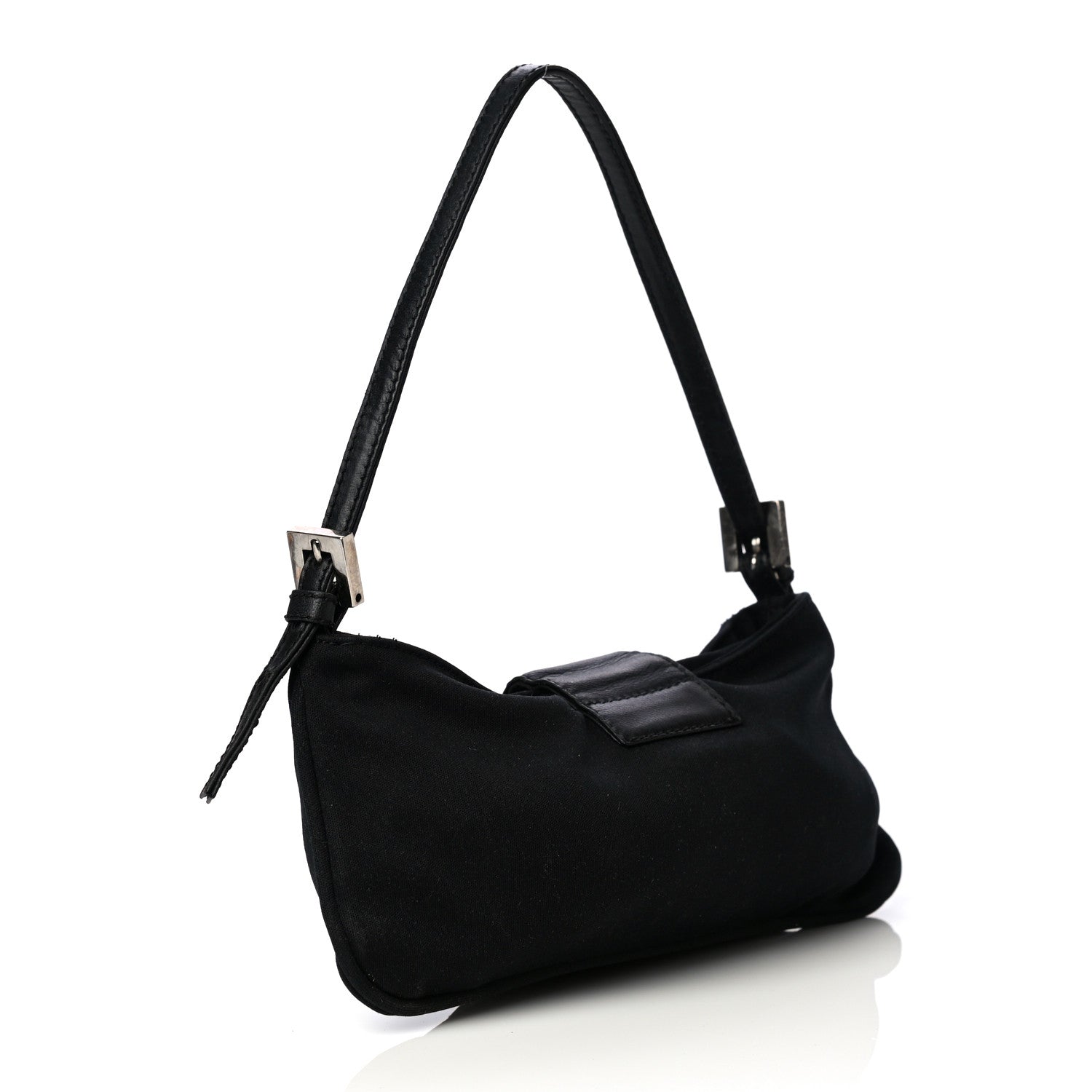 Fendi Nylon Baguette Bag Black 3 of 8