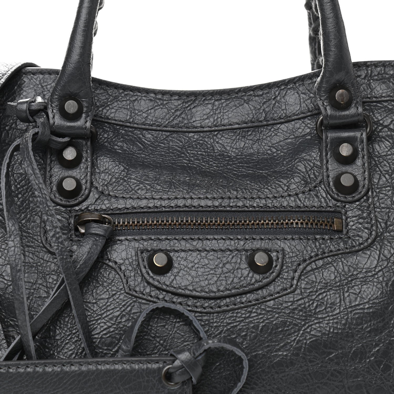 Balenciaga Agneau Classic Silver Hardware S City Gris Fossile 8 of 11