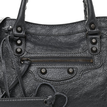 Balenciaga Agneau Classic Silver Hardware S City Gris Fossile 8 of 11