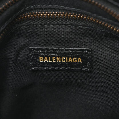 Balenciaga Agneau Arena Graffiti All Over Classic Hardware Mini City Black Bleu Violet 6 of 9