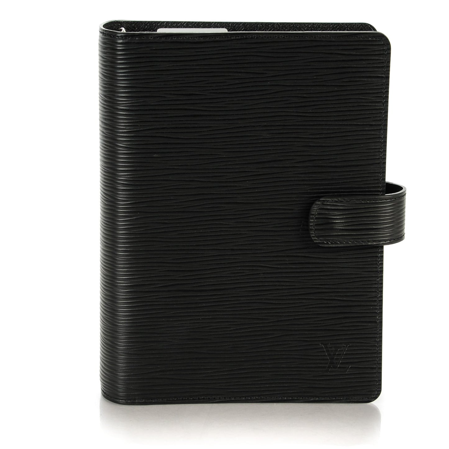 Epi Medium Ring Agenda Cover Black