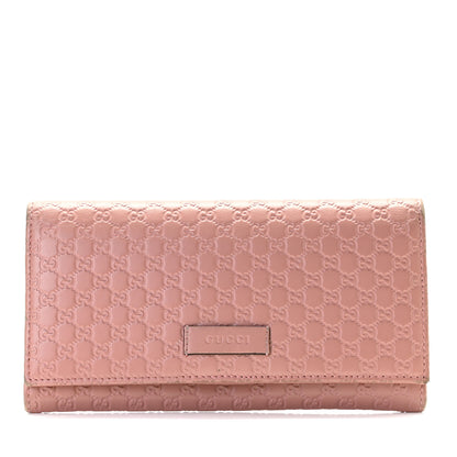 Gucci Soft Microguccissima Continental Wallet Soft Pink 1 of 14