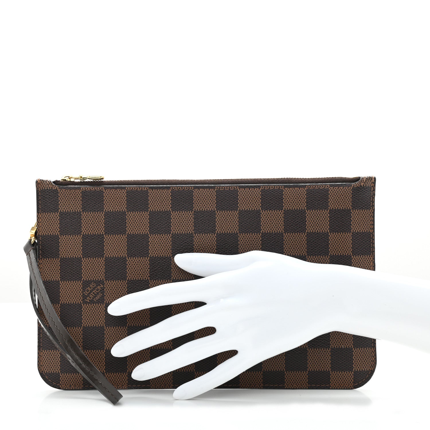 Louis Vuitton Damier Ebene Neverfull MM GM Pochette 2 of 8