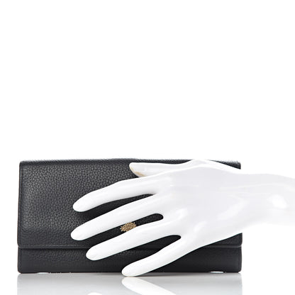 Mulberry Classic Grain Small Tree Continental Wallet Black 2 of 14