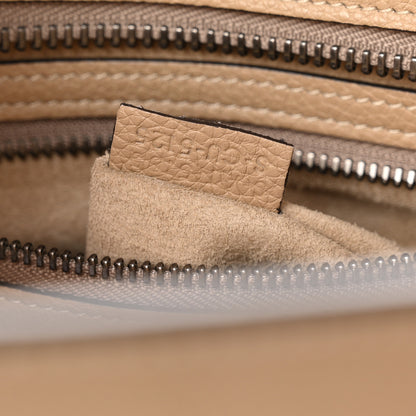 Celine Drummed Calfskin Micro Luggage Dune 7 of 11