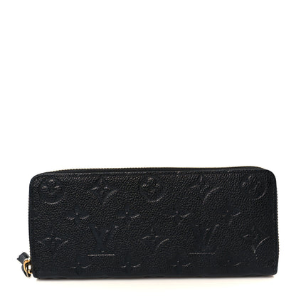 Louis Vuitton Empreinte Clemence Wallet Black 1 of 9
