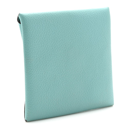 Hermes Evercolor Bastia Coin Purse Bleu Atoll 3 of 7