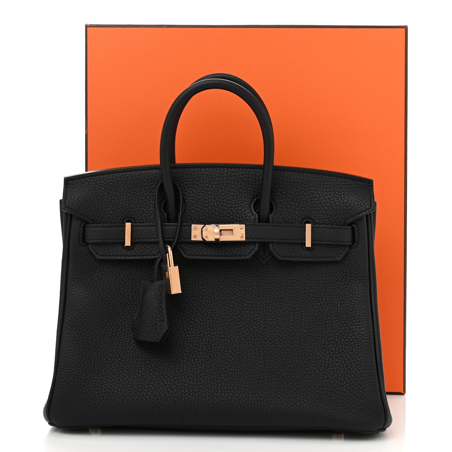Hermes Togo Birkin 25 Black 11 of 11