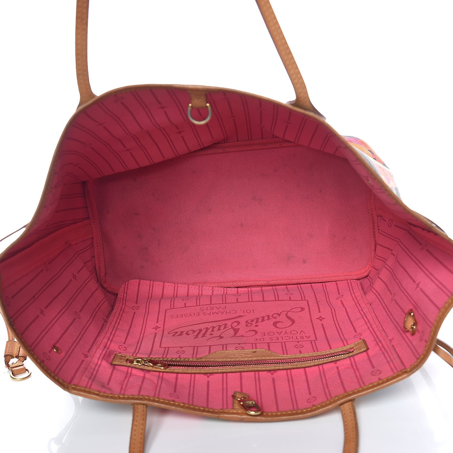 Louis Vuitton Monogram Roses Neverfull MM 5 of 18