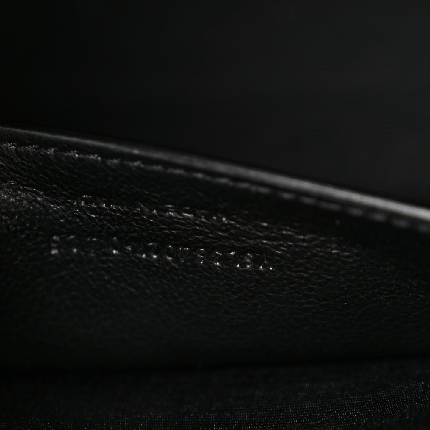 Grain De Poudre Medium Classic Monogram Kate Satchel Black