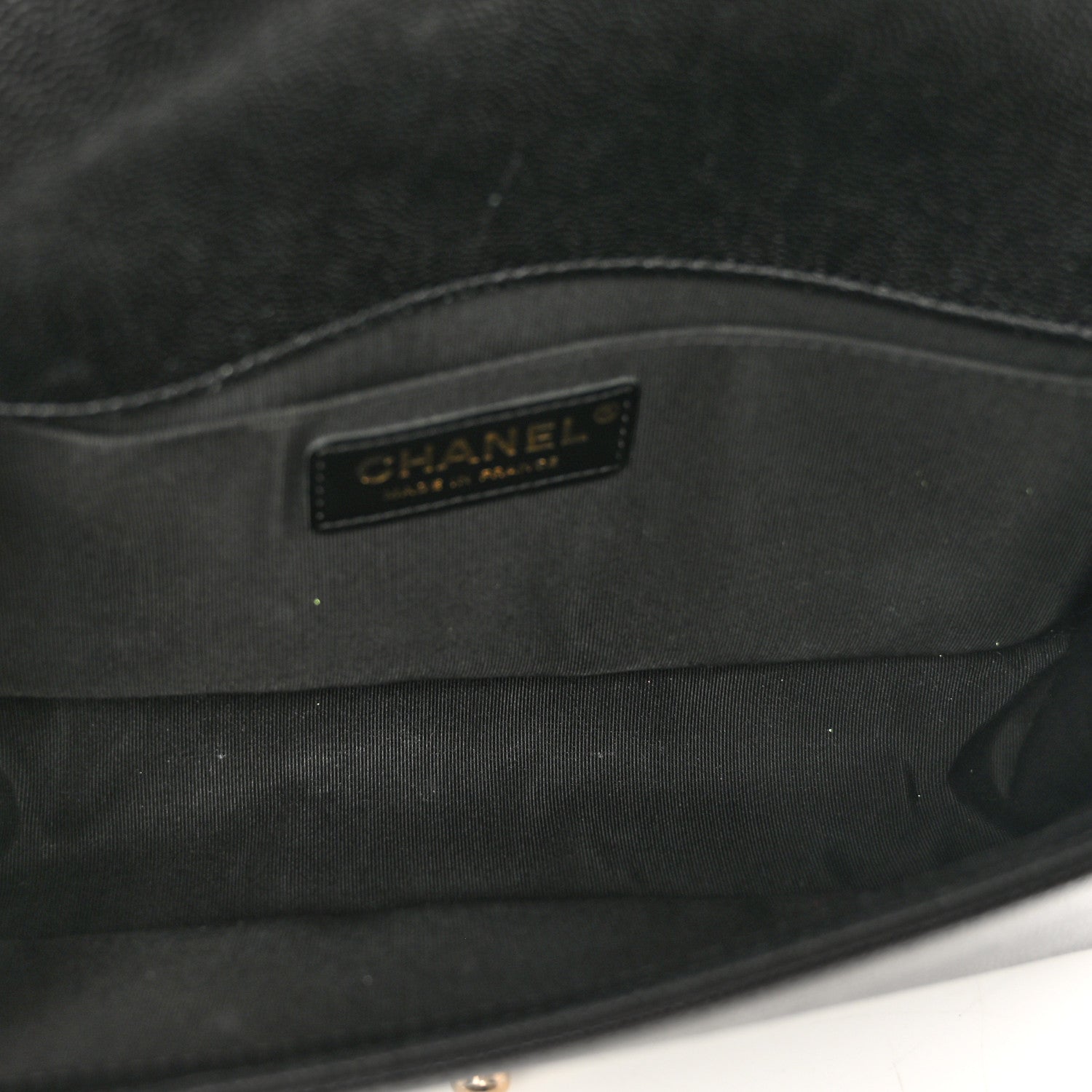 Chanel Caviar Quilted Medium Boy Flap Black 9 of 14