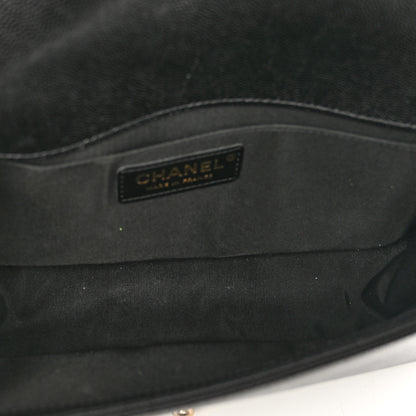 Chanel Caviar Quilted Medium Boy Flap Black 9 of 14
