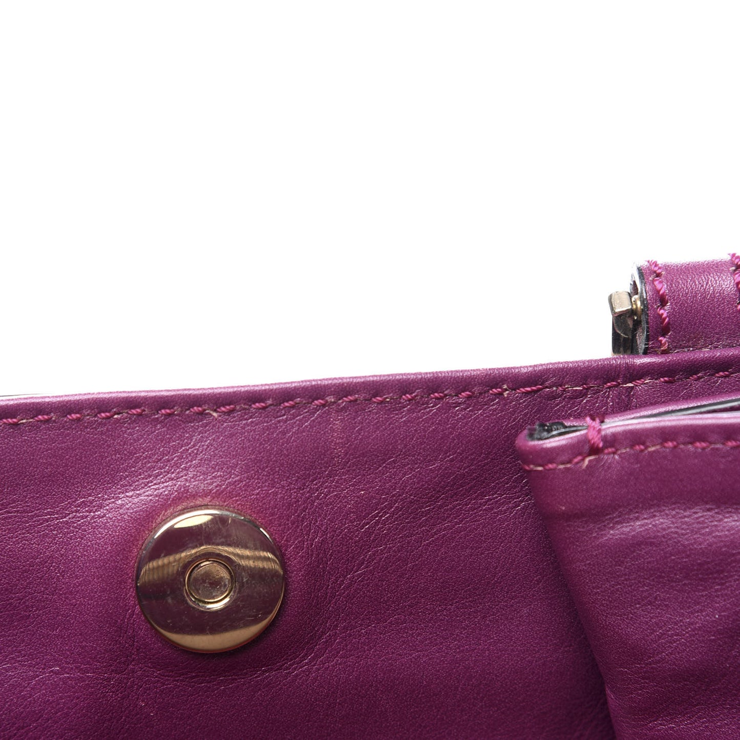 Nappa Large Aphrodite Bow Tote Purple Poudre