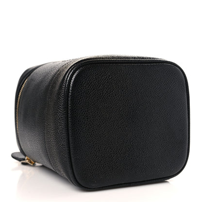 Chanel Caviar Vanity Cosmetic Case Black 5 of 10