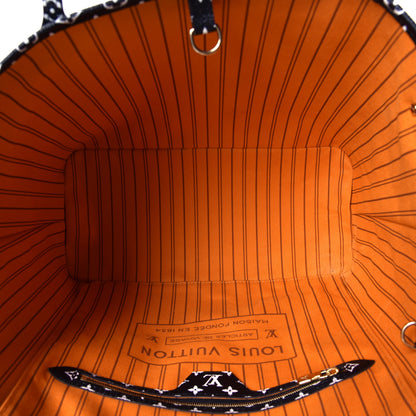 Louis Vuitton Monogram Giant Jungle Neverfull MM Black 4 of 4