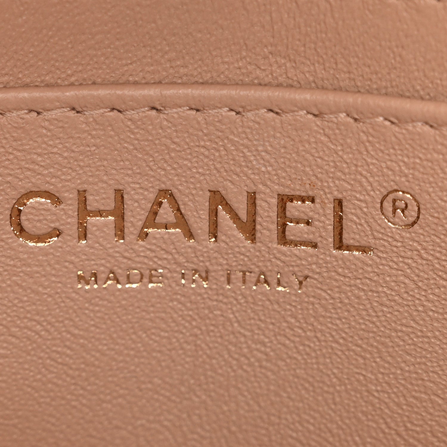 Chanel Lambskin Quilted Mini Rectangular Flap Beige 6 of 11