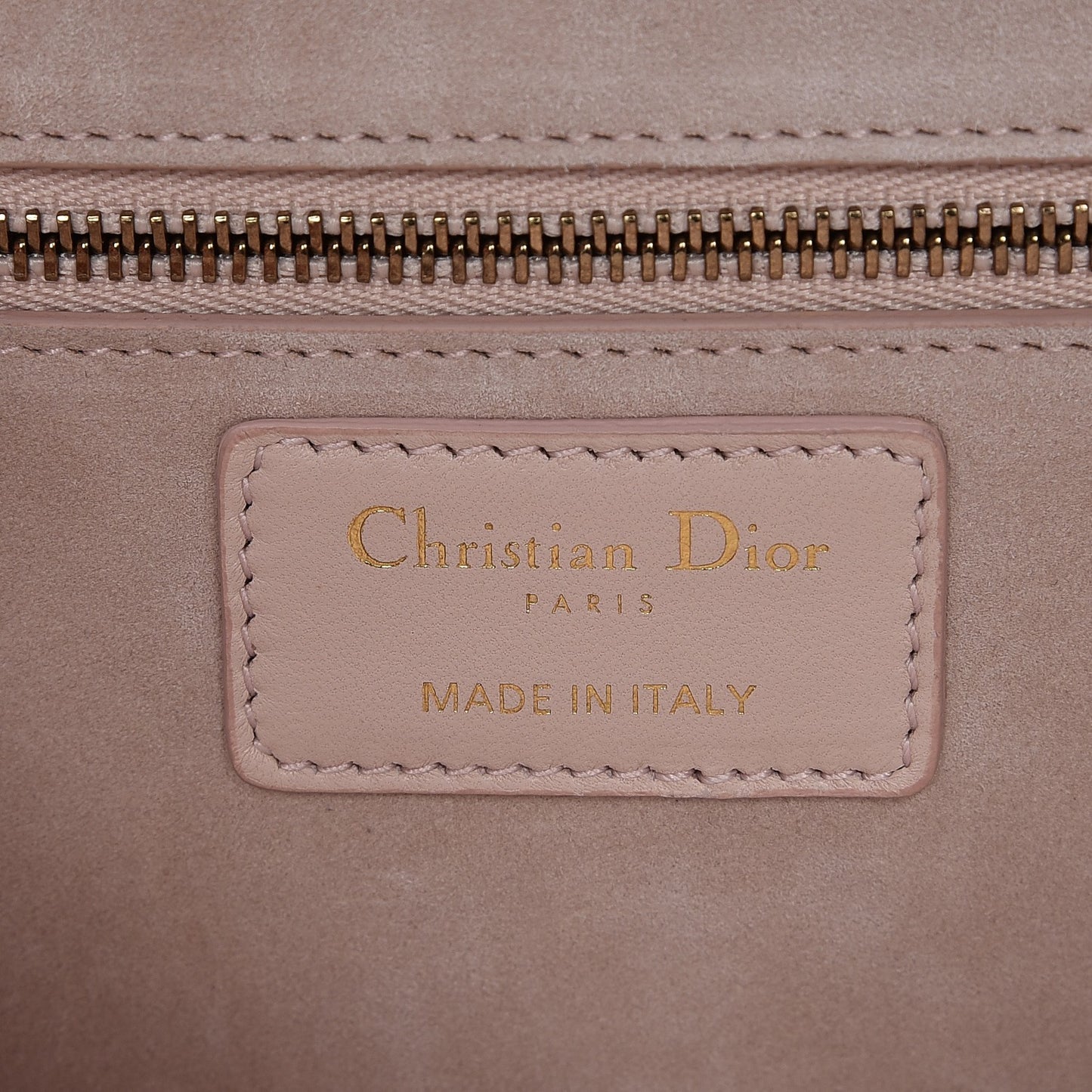 Lambskin Cannage Large Dioraddict Flap Rose Poudre