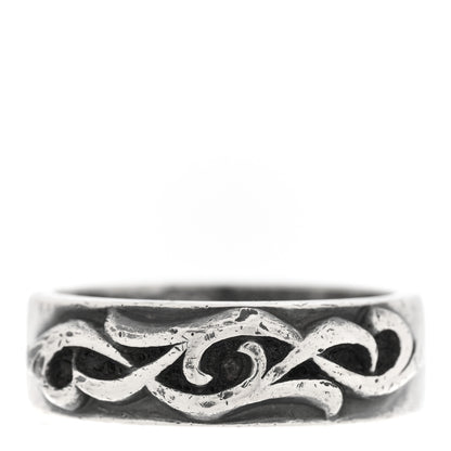 Chrome Hearts Sterling Silver Double Narrow Vine Band Ring 70 13 3 of 4