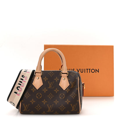 Louis Vuitton Monogram Speedy Bandouliere 20 Black 18 of 19