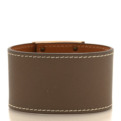 Hermes Swift Kelly Dog Bracelet T2 Etoupe 3 of 5