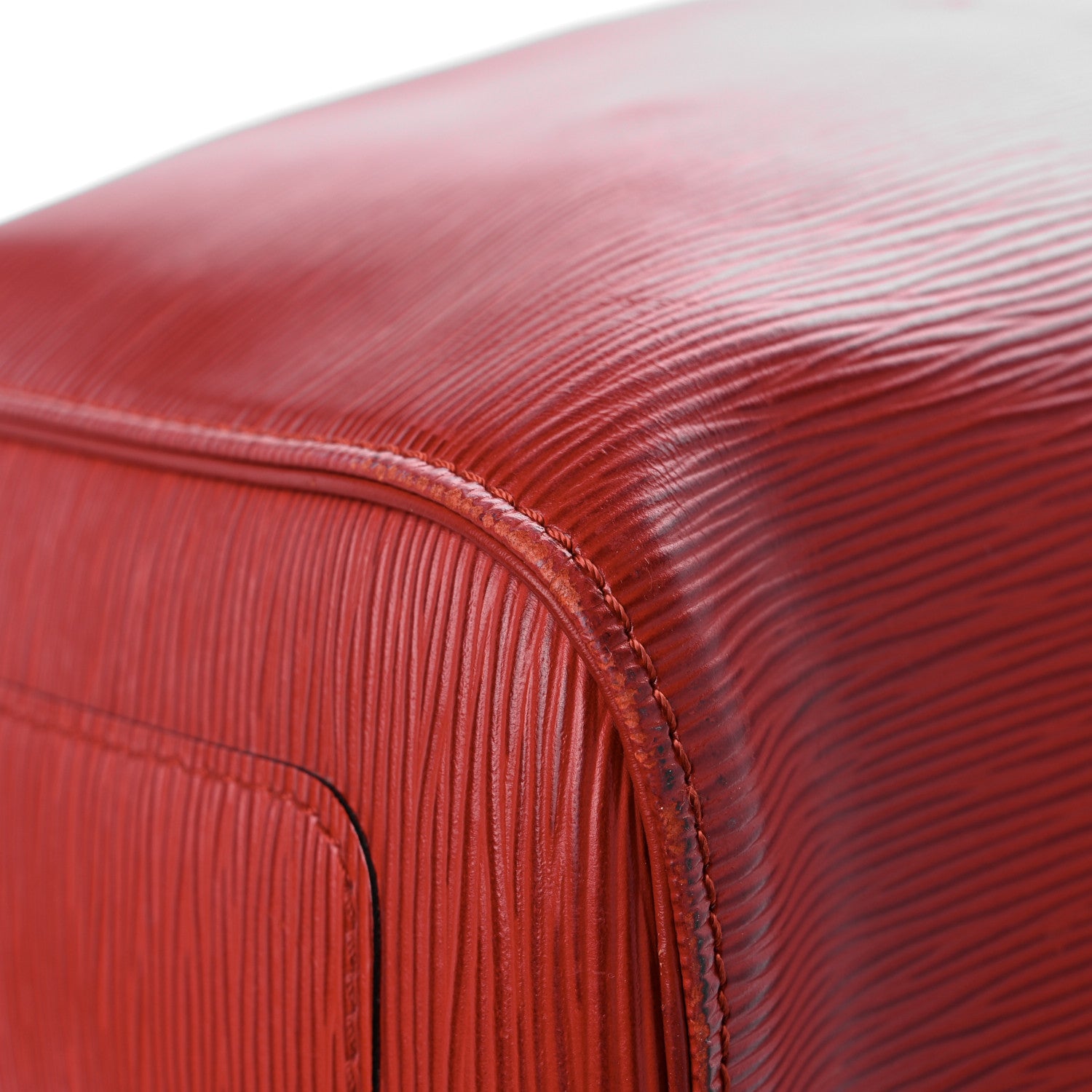 Louis Vuitton Epi Keepall 45 Castillan Red 9 of 18