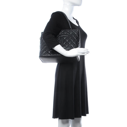 Chanel Caviar Quilted Medallion Tote Black 2 of 15