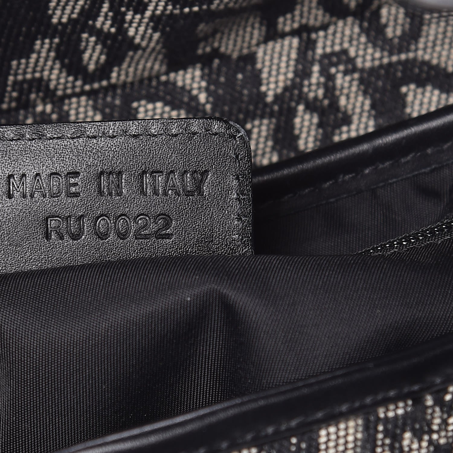 Christian Dior Monogram Saddle Bag Black 7 of 10