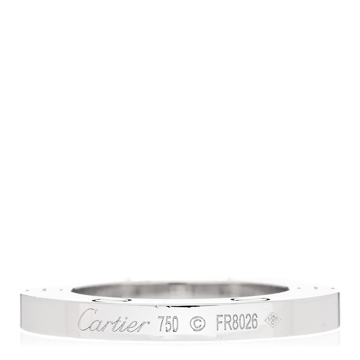Cartier 18K White Gold LOVE Pendant Necklace 5 of 5