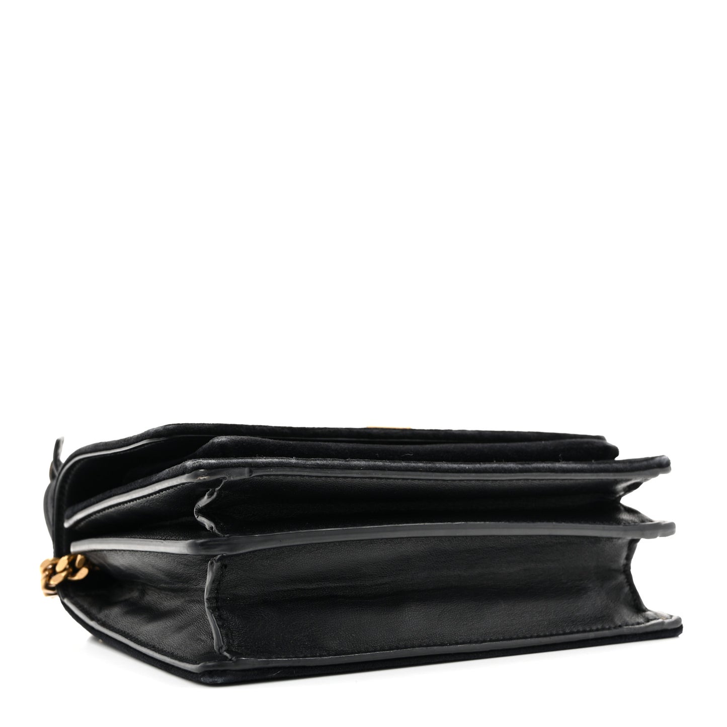 Velvet Small Monogram Sunset Black