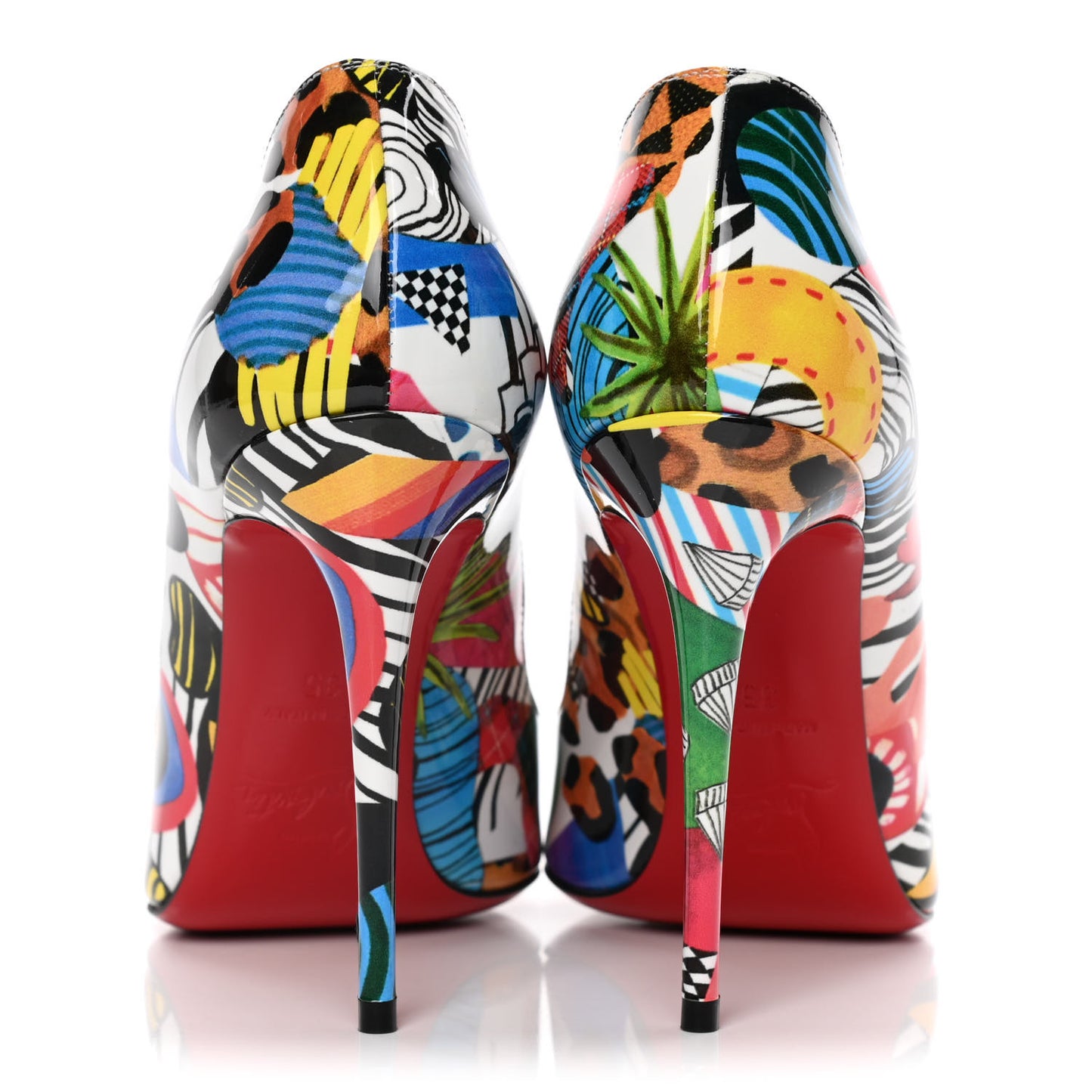 Patent Sapeur Hot Chick 100 Pumps 35 Multicolor