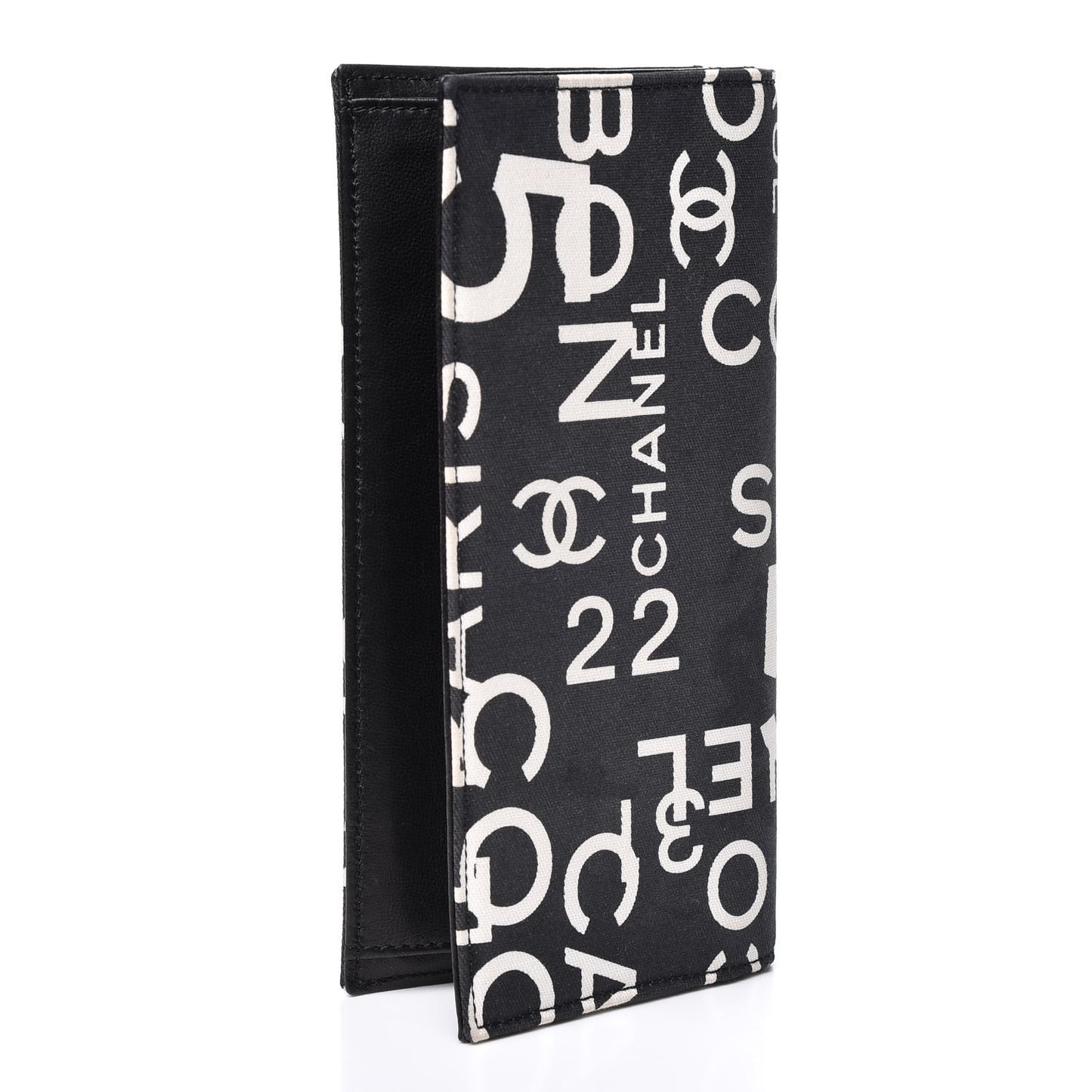 Canvas 31 Rue Cambon Yen Wallet Black